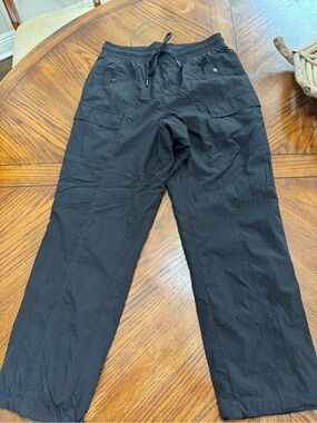 Avia Black Men's Cargo Drawstring Pants